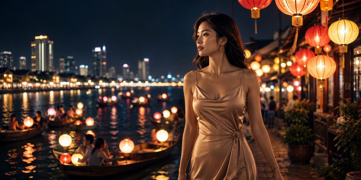 Sự kiện quay thưởng may mắn tại chợ đêm Sài Gòn sôi động